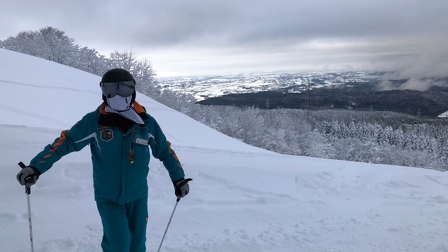 夢の平スキー場初滑り