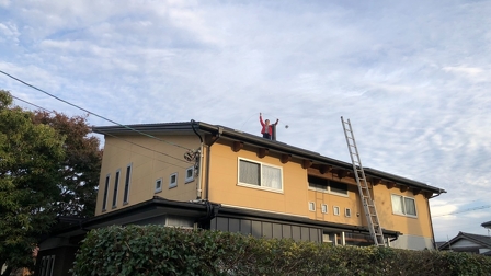 季節外れのサンタクロースさん