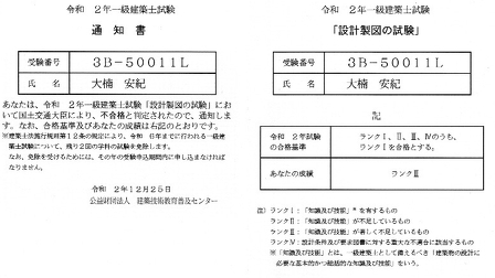 令和2年一級建築士設計製図の試験不合格