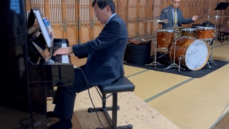 井波 光教寺 DUO Jazz Live