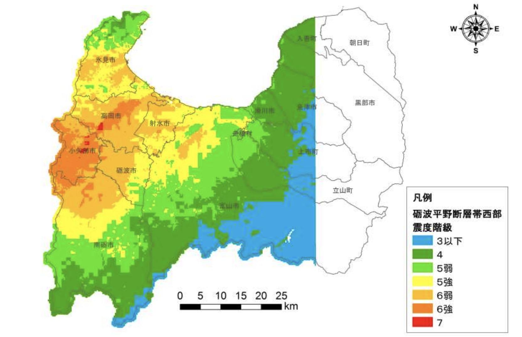 富山県「地震被害想定調査の結果の概要について」
