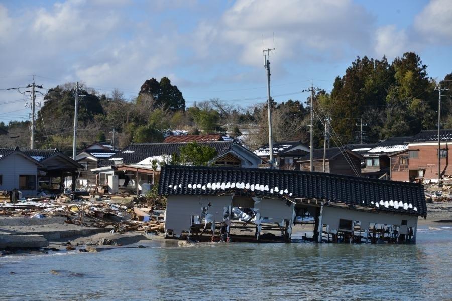 石川県能登町の津波被害の様子(出典:石川県「もっといしかわ」)